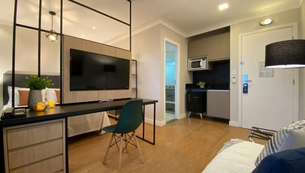 Flat Maravilhoso Em Frente Ao Aeroporto De Congonhas - H1601 Apartment Sao Paulo